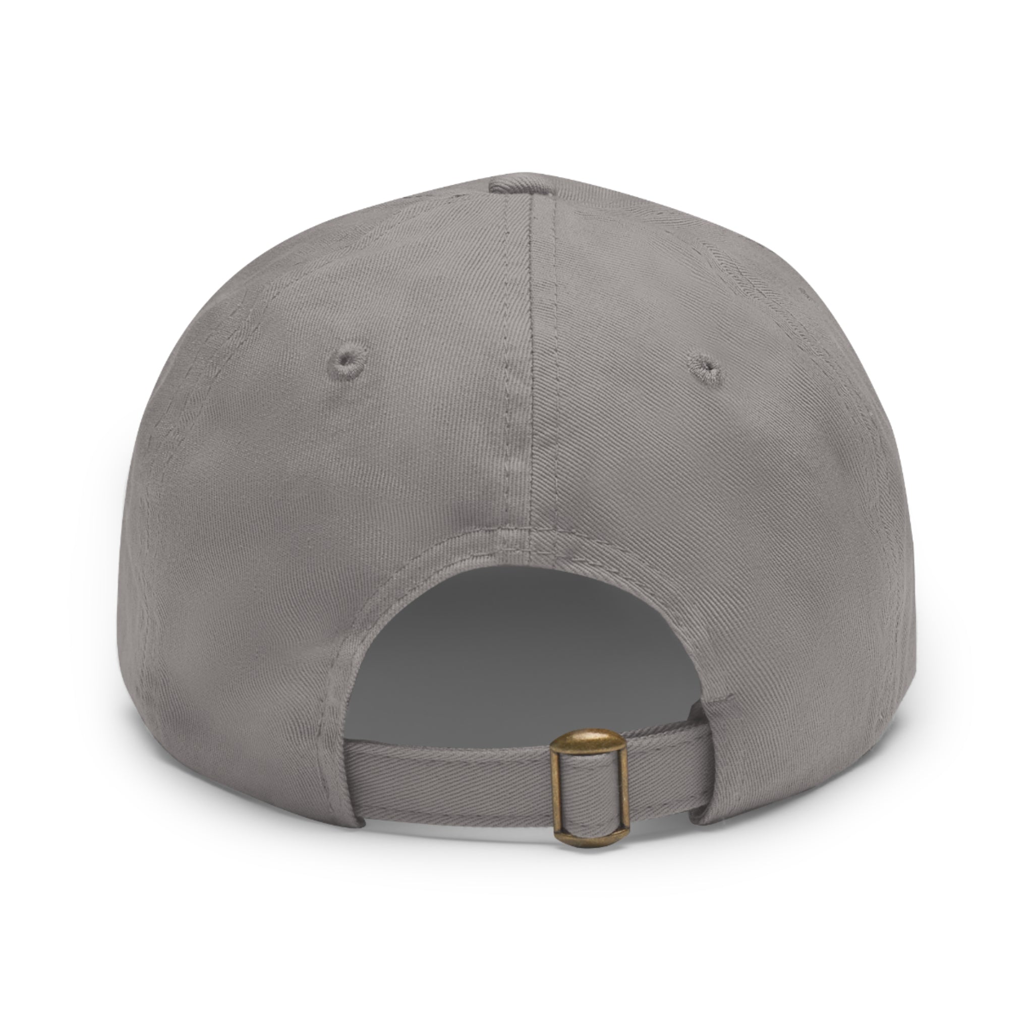 Electronic Treasure Dad Hat – Enzo Mascot Rectangular Leather Patch Cap
