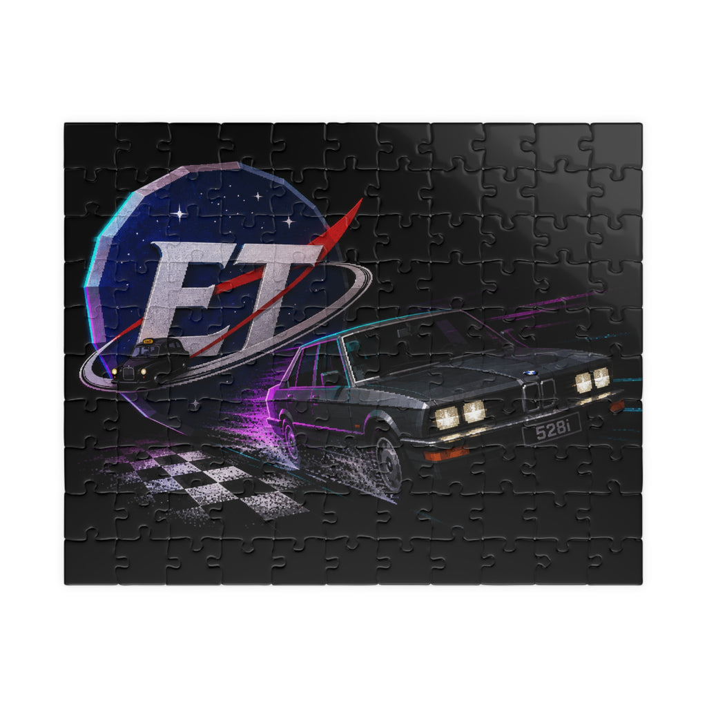 Electronic Treasure Retro Racer Puzzle – Electronic Treasure Logo Collector Jigsaw 110pc