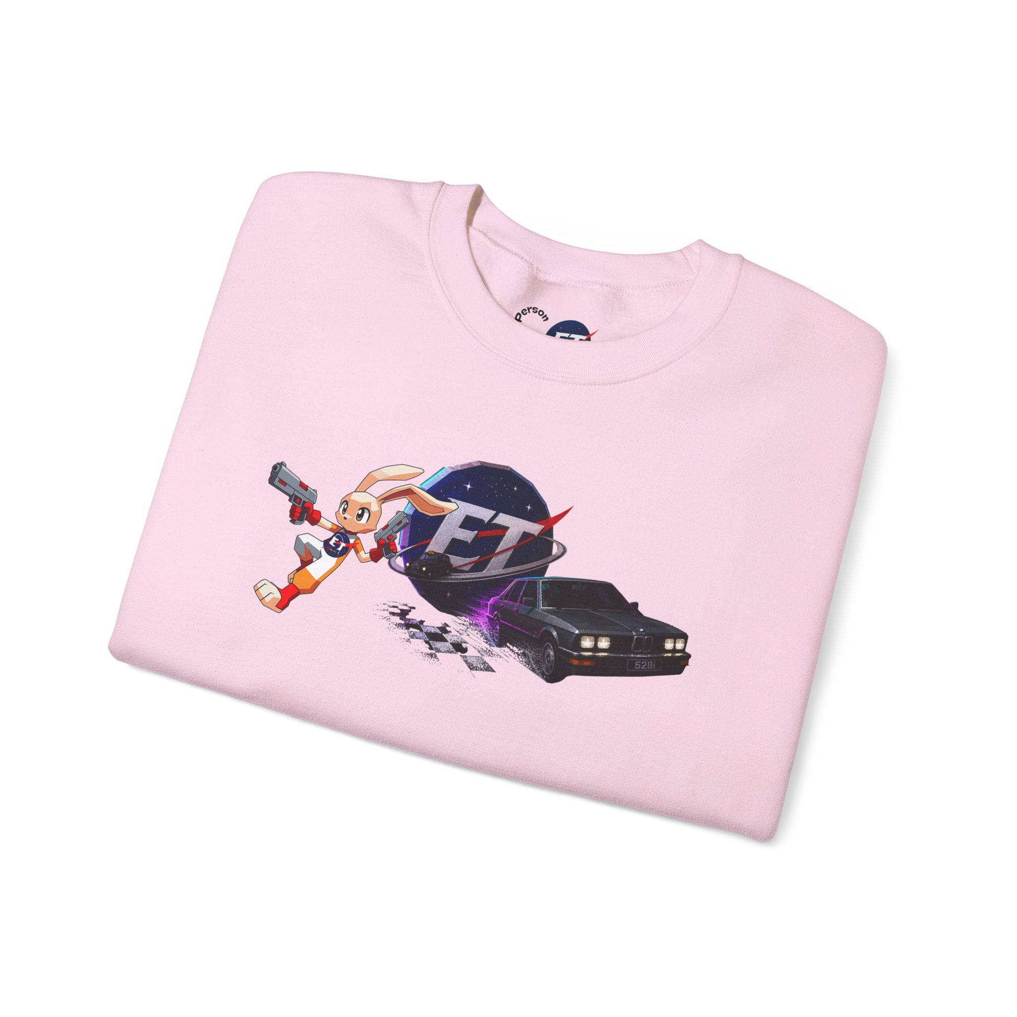 Retro Racer Anime Sweatshirt | Vaporwave JDM Car Graphic Crewneck | Y2K Streetwear Pullover | Unisex Racing Anime Print