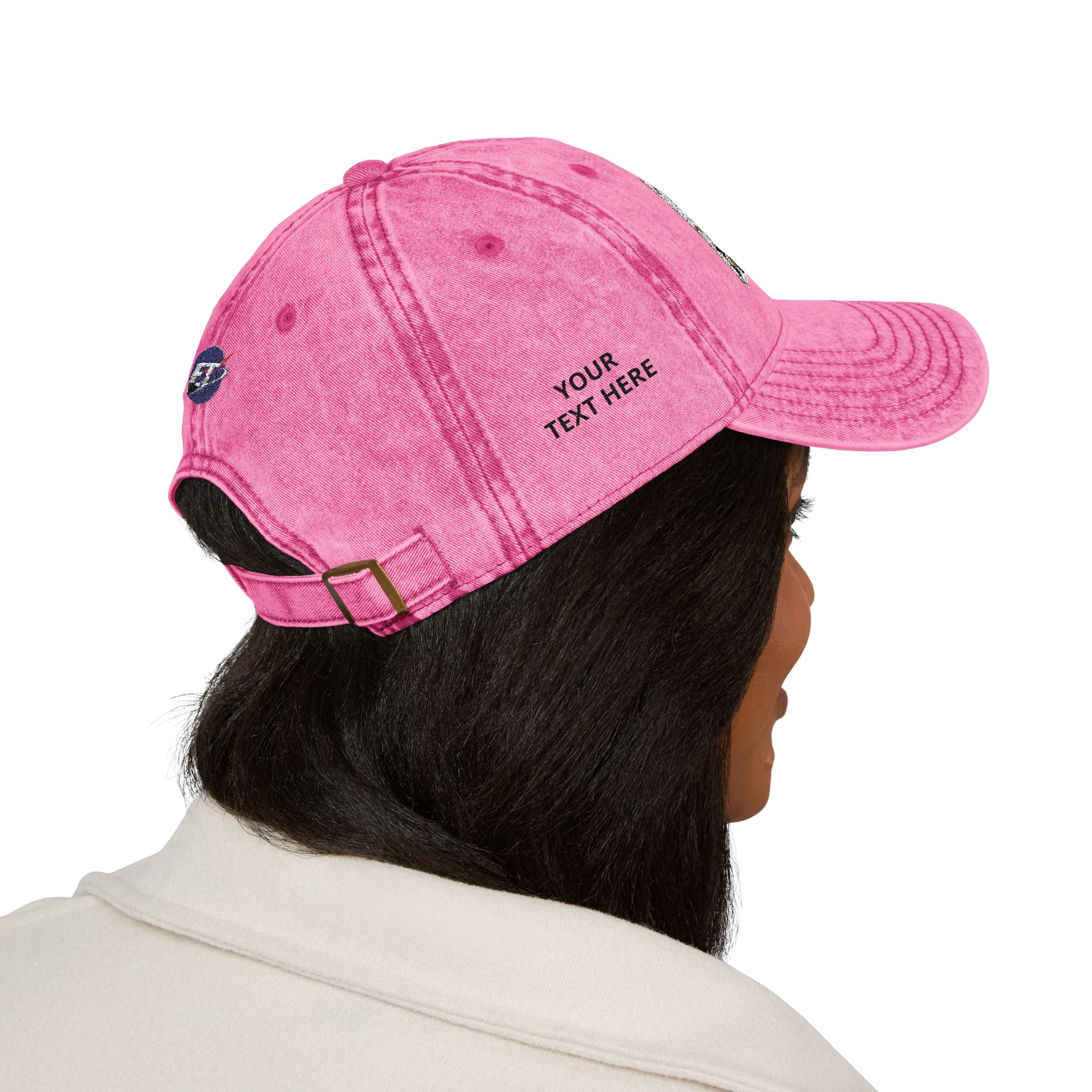 Red Haired Racer Vintage Embroidered Hat | Anime Racing Dad Cap | BMW Anime Washed Cap | Vocaloid Car Club Baseball Hat