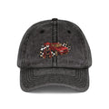Red Haired Racer Vintage Embroidered Hat | Anime Racing Dad Cap | BMW Anime Washed Cap | Vocaloid Car Club Baseball Hat