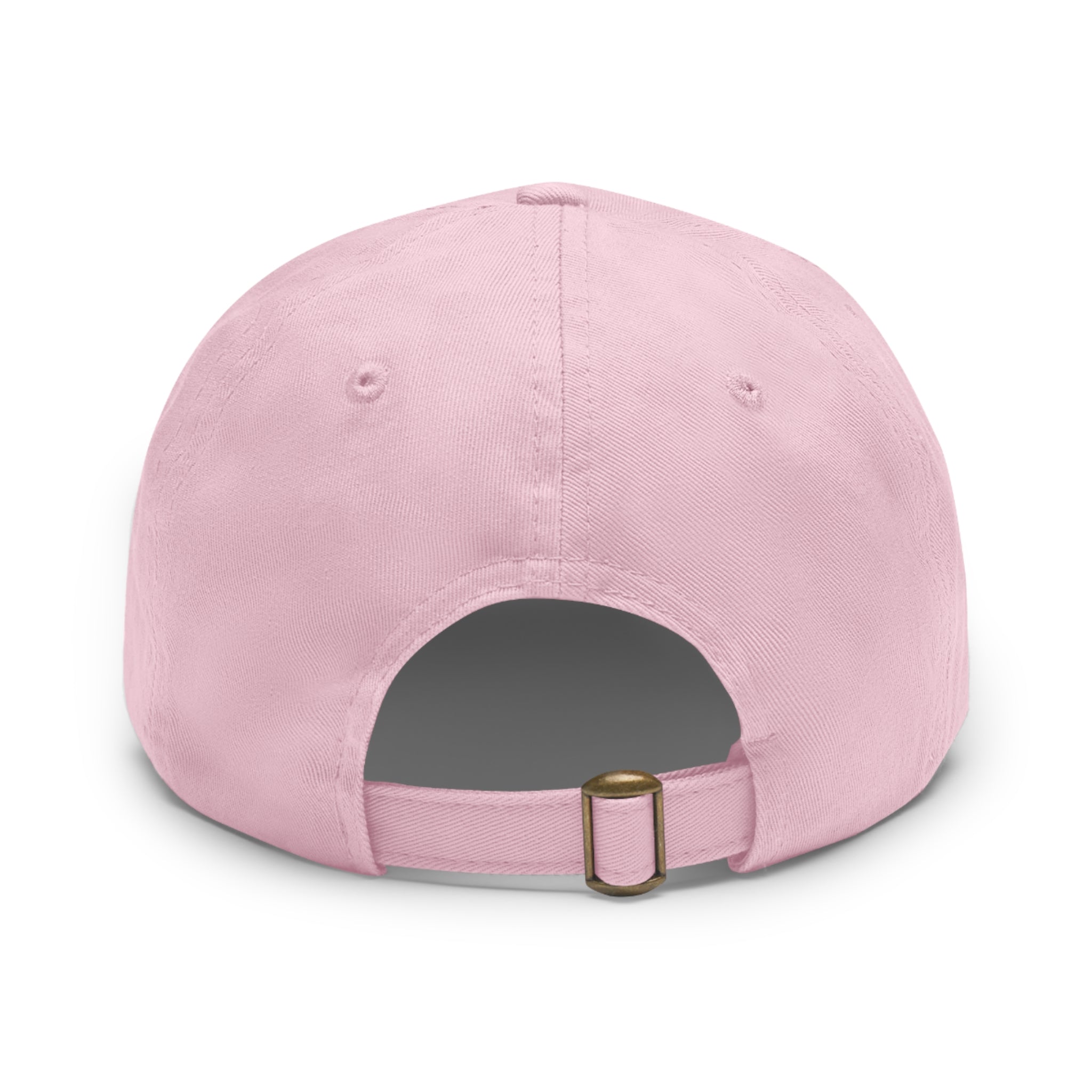 Electronic Treasure Dad Hat – Enzo Mascot Rectangular Leather Patch Cap