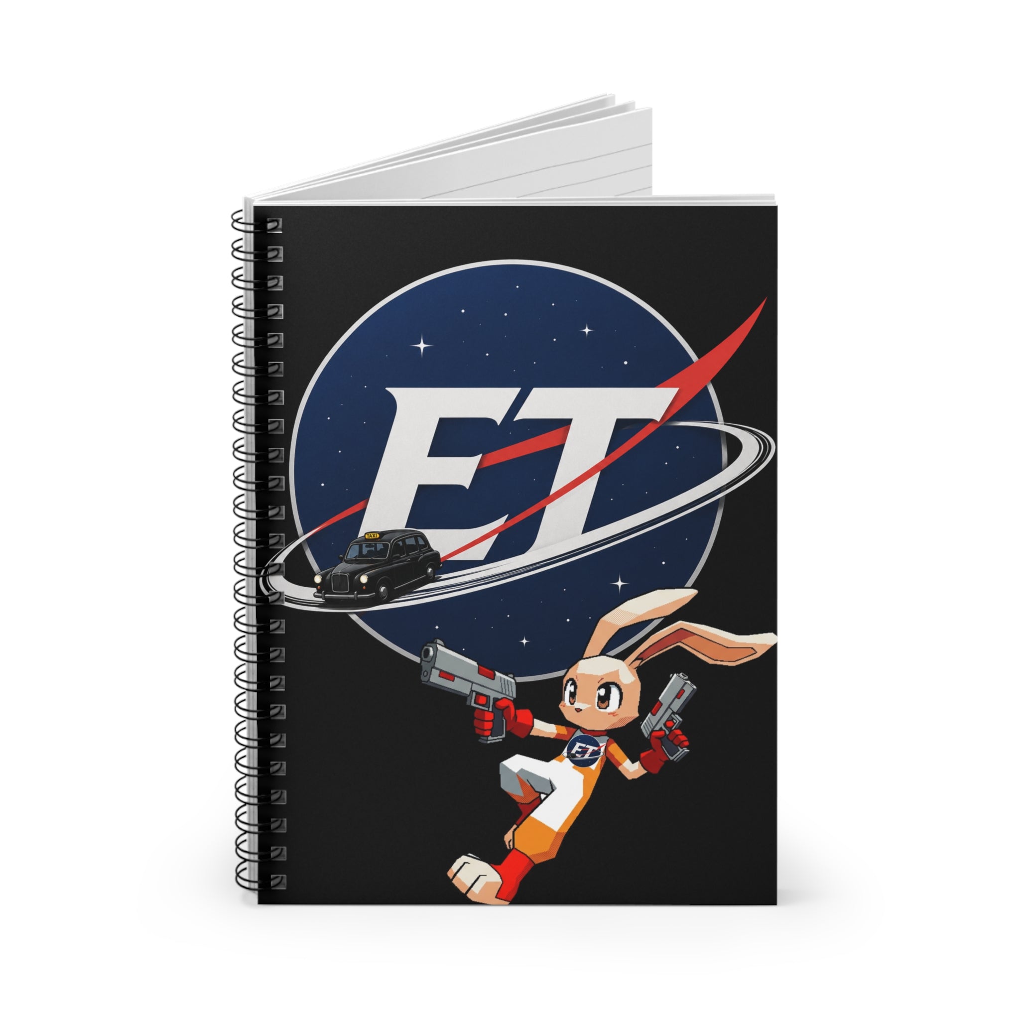 Enzo Mascot Spiral Notebook – Official Electronic Treasure Logo Composition Notebook