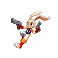 Enzo the Rabbit Kiss-Cut Sticker – Electronic Treasure Mascot Sticker