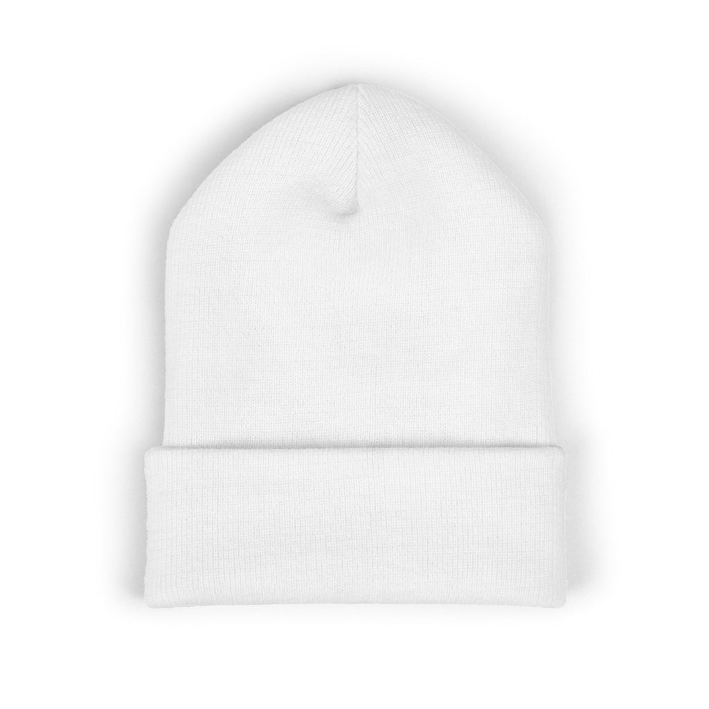 Yellow Haired Racer Embroidered Cuffed Beanie | Anime Racing Winter Hat | BMW Anime Streetwear Beanie | Vocaloid Car Club Knit Hat