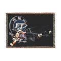 Electronic Treasure Woven Throw Blanket – Enzo Mascot Retro Car Art