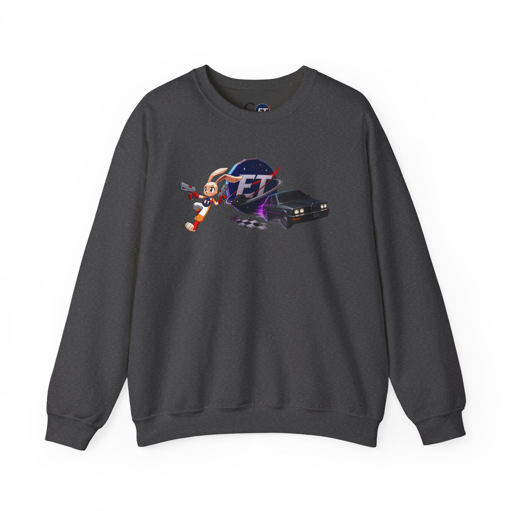 Red Retro Racer Anime Sweatshirt | Vaporwave JDM Car Graphic Crewneck | Y2K Streetwear Pullover | Unisex Racing Anime Print