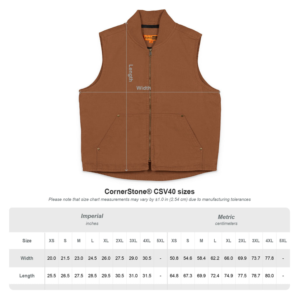 Electronic Treasure x CornerStone Washed Duck Cloth Vest | Custom Embroidered Enzo Mascot | Personalized Workwear Streetwear Vest | Anime Work Vest