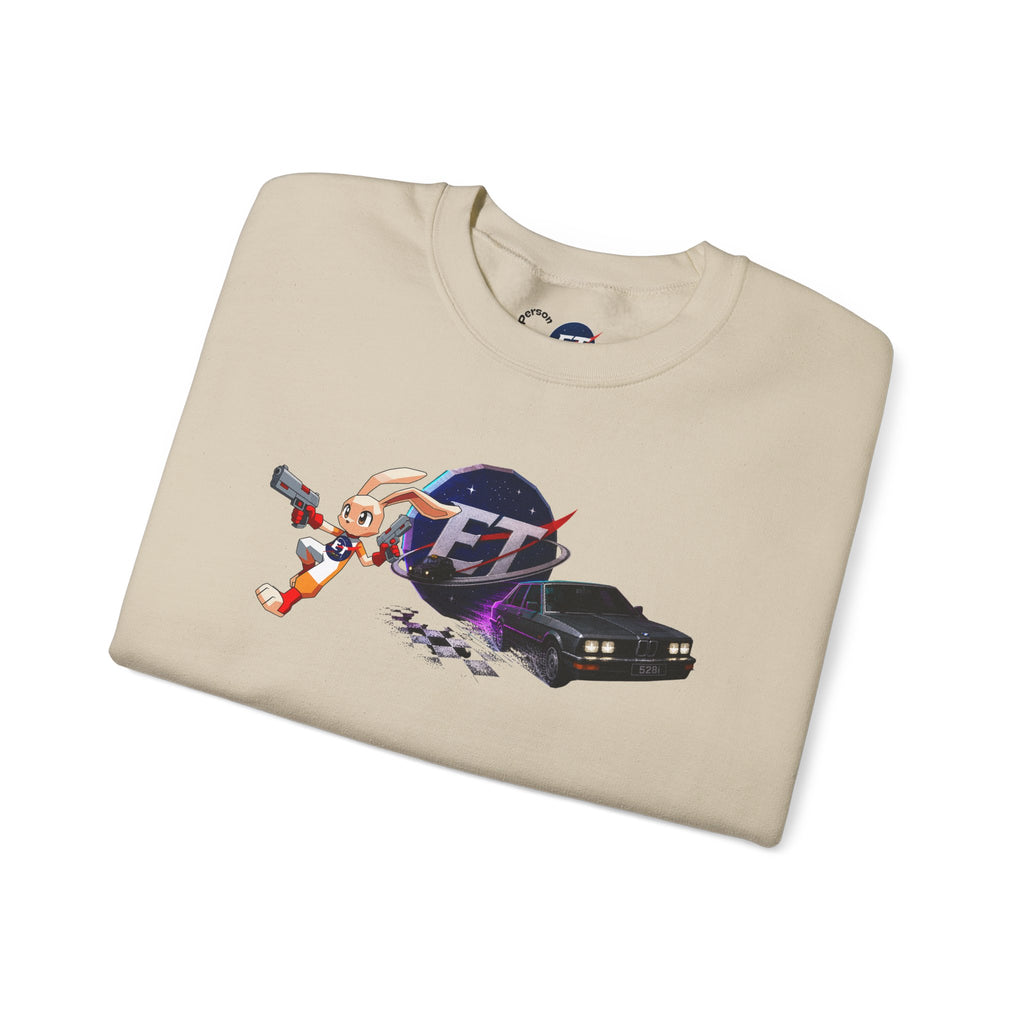 Retro Racer Anime Sweatshirt | Vaporwave JDM Car Graphic Crewneck | Y2K Streetwear Pullover | Unisex Racing Anime Print
