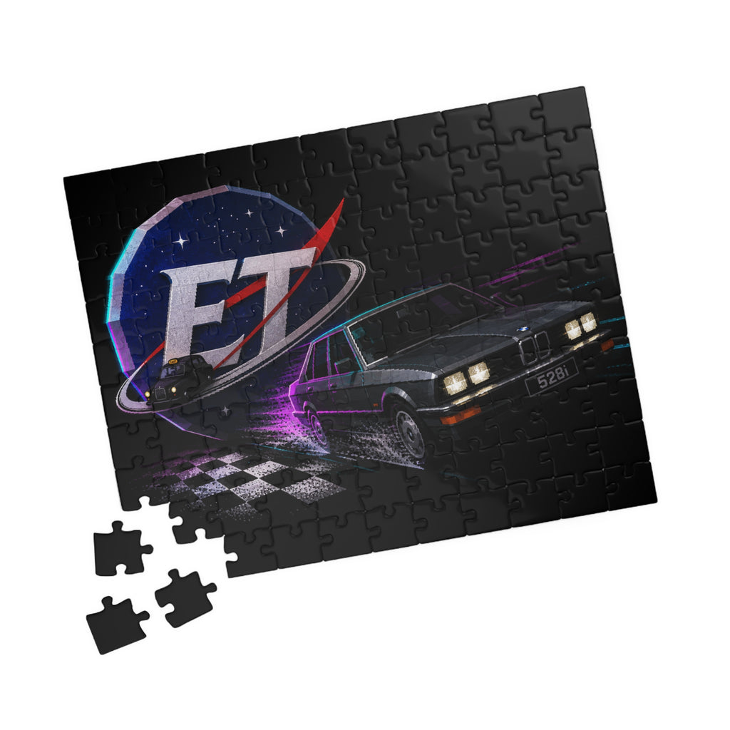Electronic Treasure Retro Racer Puzzle – Electronic Treasure Logo Collector Jigsaw 110pc