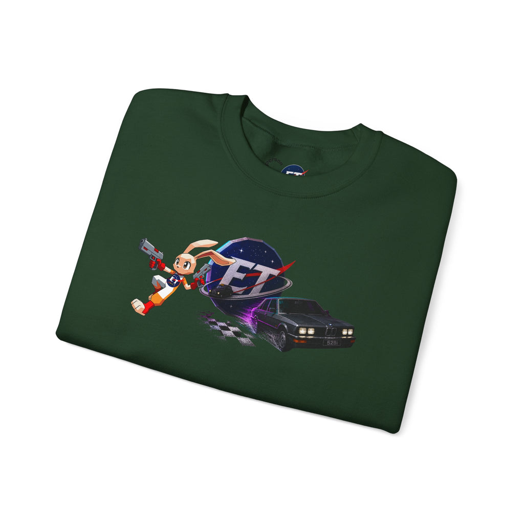 Retro Racer Anime Sweatshirt | Vaporwave JDM Car Graphic Crewneck | Y2K Streetwear Pullover | Unisex Racing Anime Print