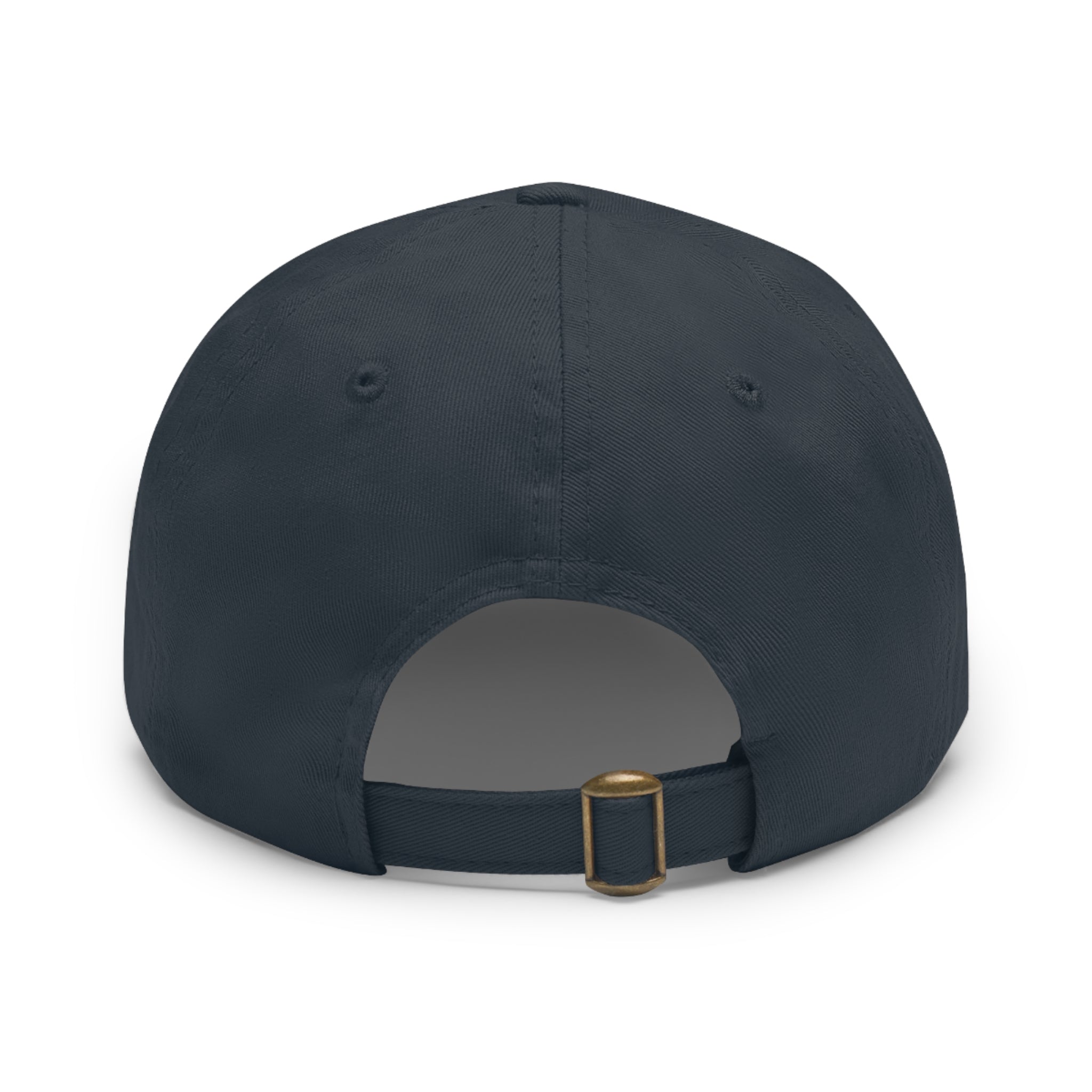 Electronic Treasure Dad Hat – Enzo Mascot Rectangular Leather Patch Cap