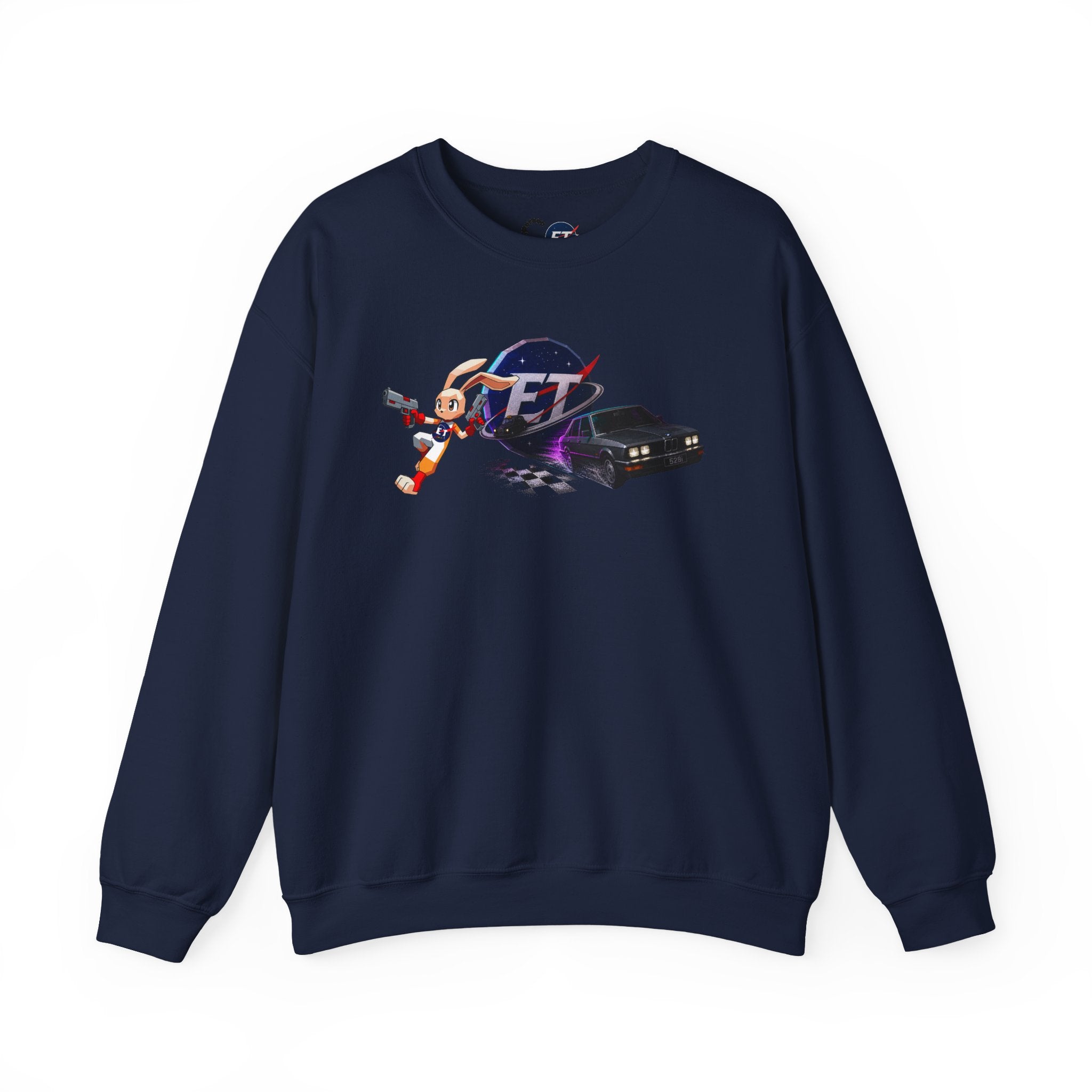 Red Retro Racer Anime Sweatshirt | Vaporwave JDM Car Graphic Crewneck | Y2K Streetwear Pullover | Unisex Racing Anime Print