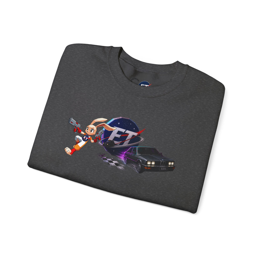 Retro Racer Anime Sweatshirt | Vaporwave JDM Car Graphic Crewneck | Y2K Streetwear Pullover | Unisex Racing Anime Print