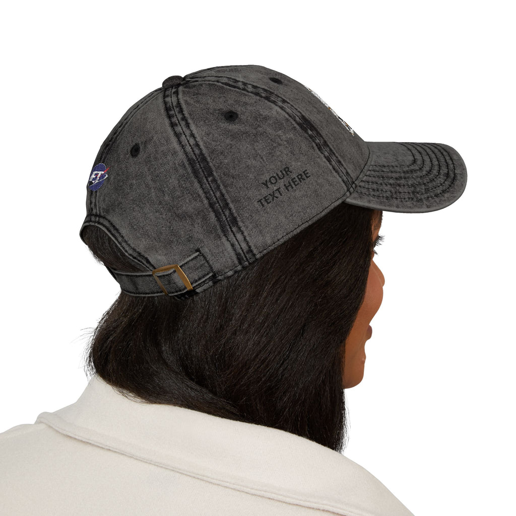 Red Haired Racer Vintage Embroidered Hat | Anime Racing Dad Cap | BMW Anime Washed Cap | Vocaloid Car Club Baseball Hat