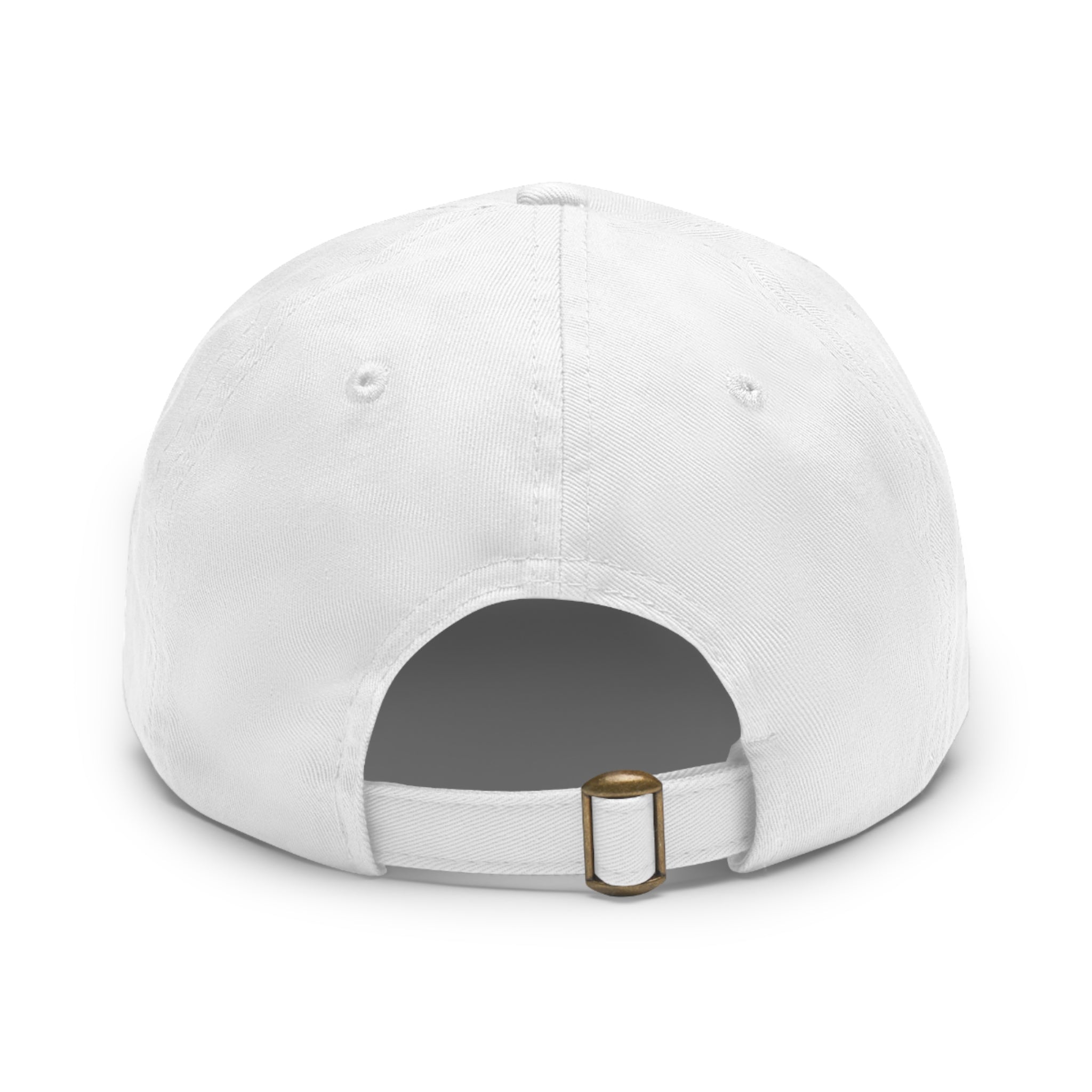 Electronic Treasure Dad Hat – Enzo Mascot Rectangular Leather Patch Cap
