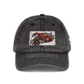 Red Haired Racer Vintage Embroidered Hat | Anime Racing Dad Cap | BMW Anime Washed Cap | Vocaloid Car Club Baseball Hat
