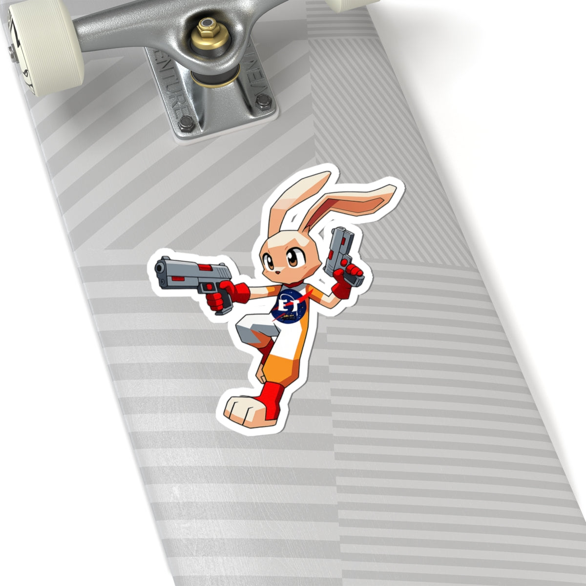 Enzo the Rabbit Kiss-Cut Sticker – Electronic Treasure Mascot Sticker