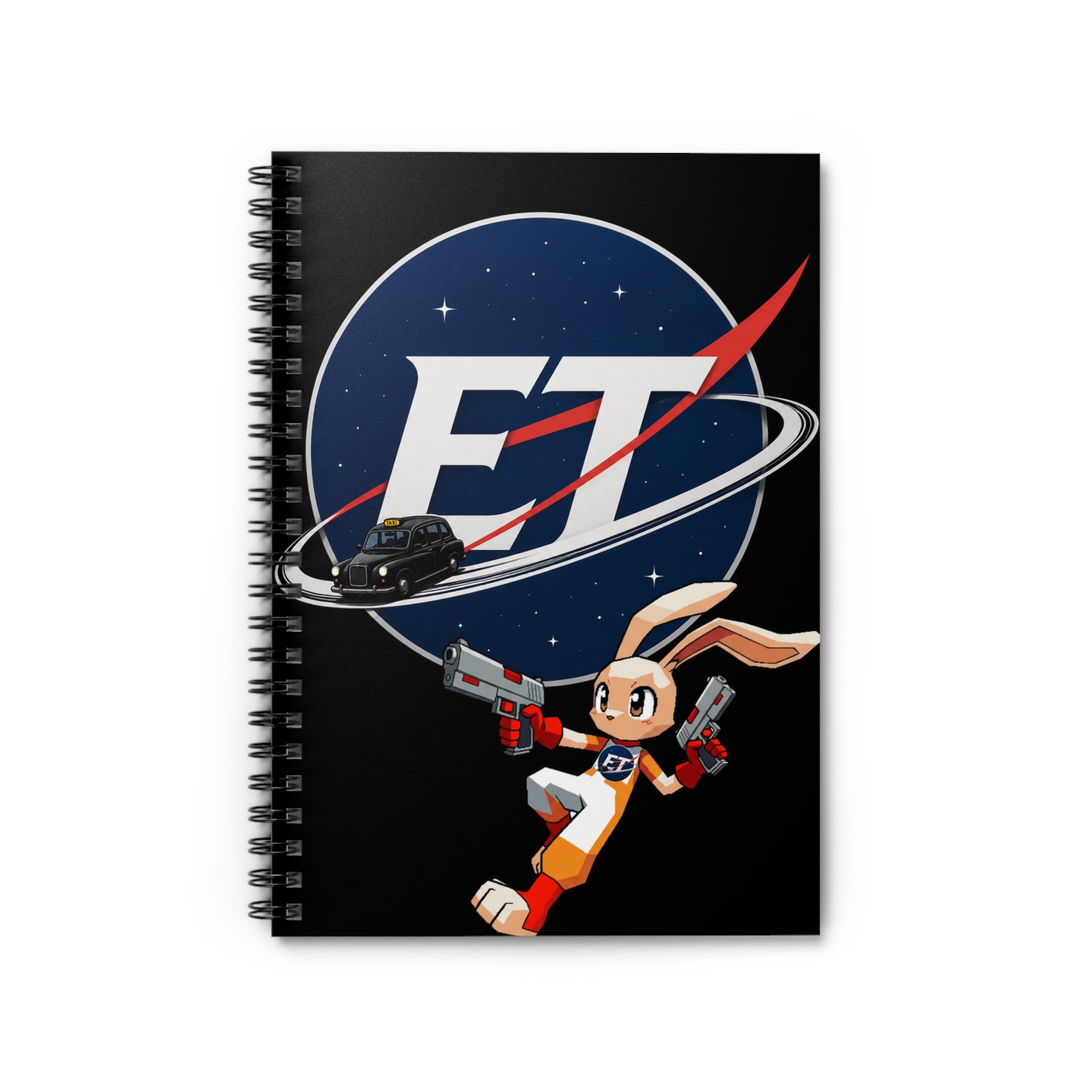 Enzo Mascot Spiral Notebook – Official Electronic Treasure Logo Composition Notebook