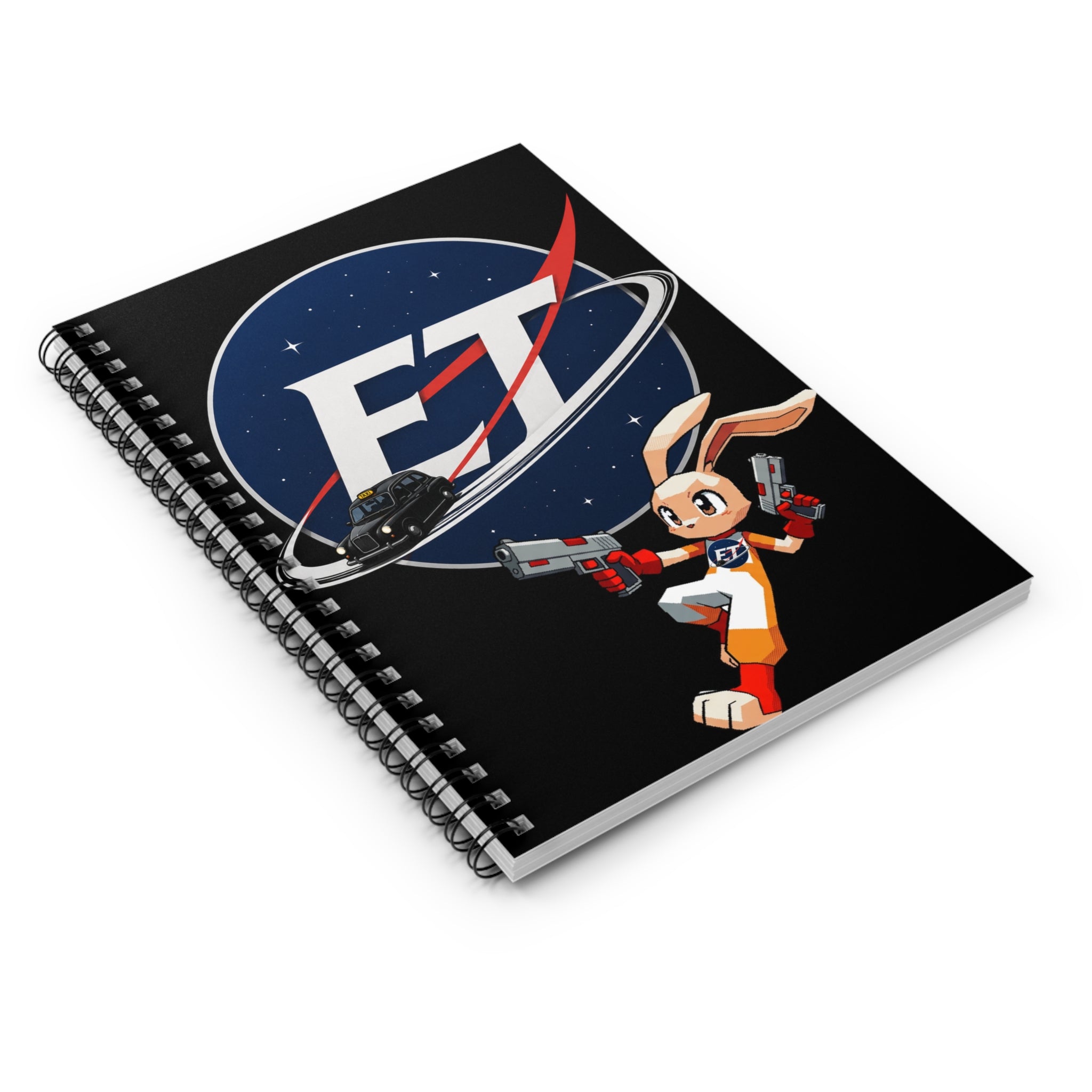 Enzo Mascot Spiral Notebook – Official Electronic Treasure Logo Composition Notebook