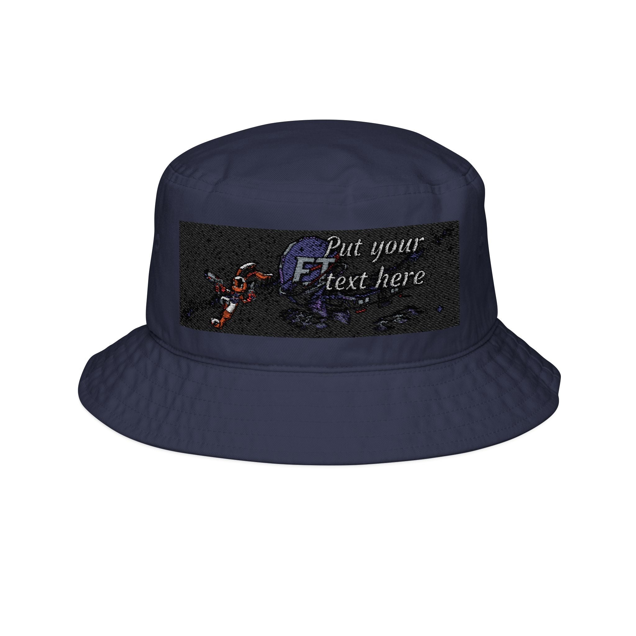 Enzo Mascot Embroidered Bucket Hat | Custom Text Anime JDM Bucket Hat | Personalized Car Club Hat | BMW Anime Streetwear Cap