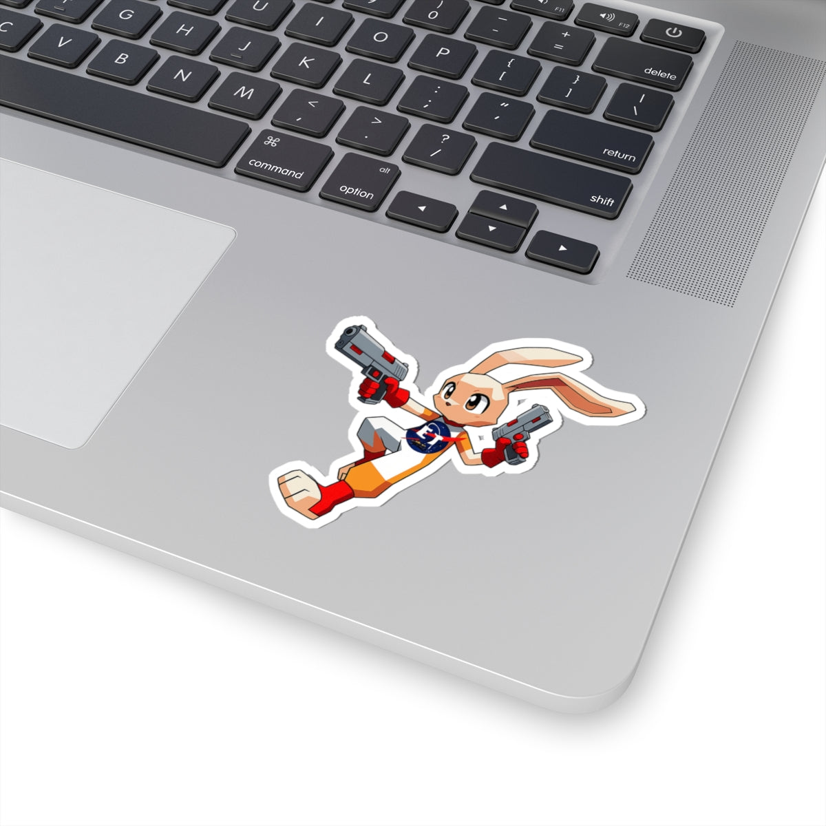 Enzo the Rabbit Kiss-Cut Sticker – Electronic Treasure Mascot Sticker