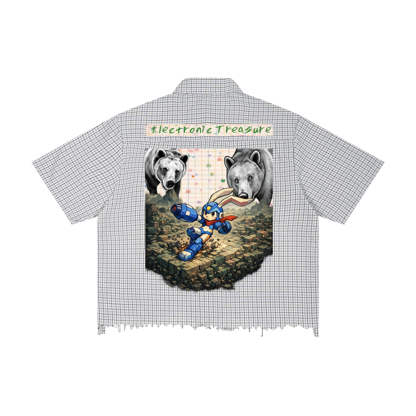 distressed,flannel,cropped,plaid,raw,streetwear,oversized,graphic,glitch,retro,gaming,pixel,vaporwave,y2k,grunge,alt,unisex,mascot,voxel,gothic,lowpoly,glitchcore