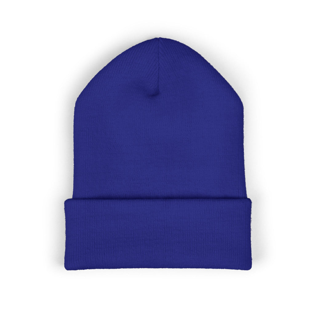 Yellow Haired Racer Embroidered Cuffed Beanie | Anime Racing Winter Hat | BMW Anime Streetwear Beanie | Vocaloid Car Club Knit Hat