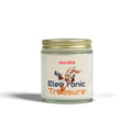 Electronic Treasure Candle — Coconut Apricot | "circa 2026" Low Poly Rabbit Gunslinger Jar Candle