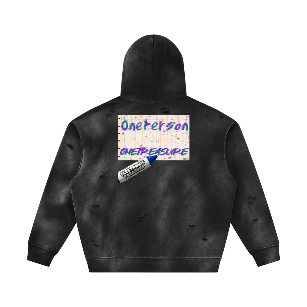 electronictreasure,distressed,hoodie,vintage,wash,acid,streetwear,oversized,graphic,y2k,heavyweight