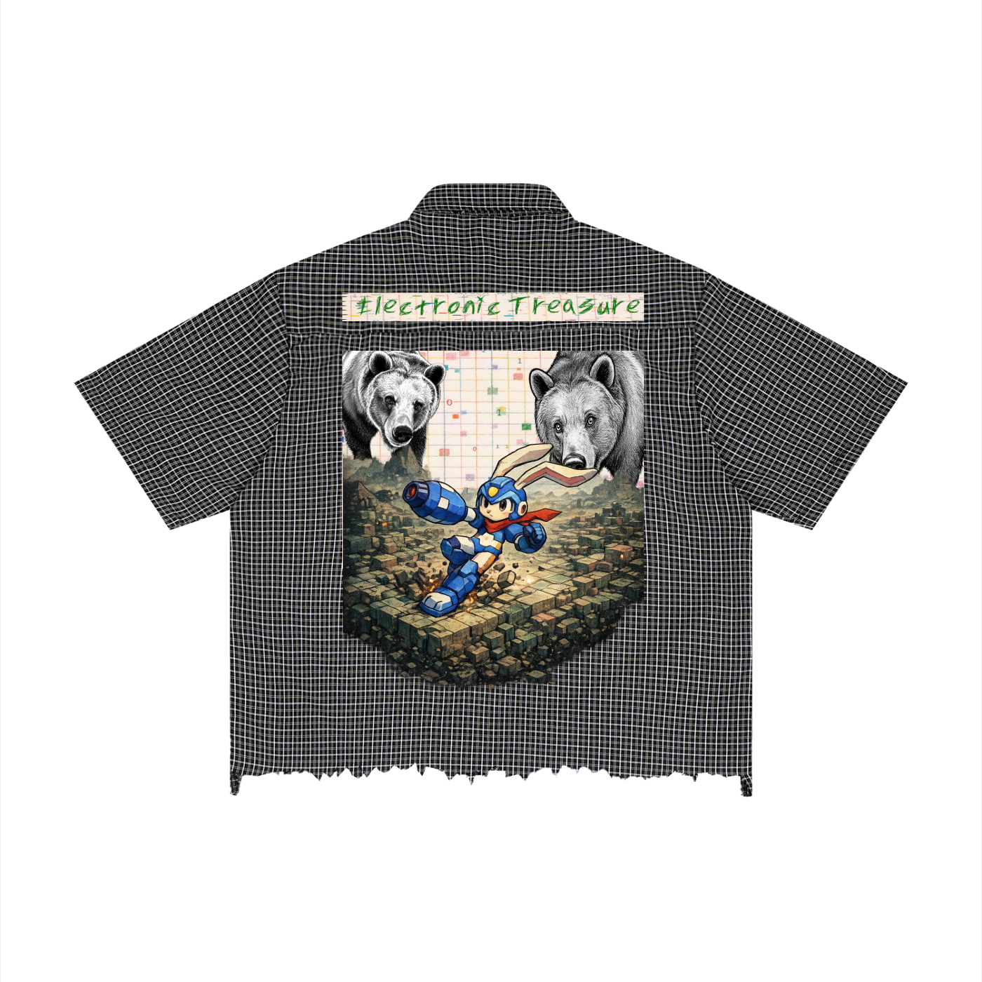 distressed,flannel,cropped,plaid,raw,streetwear,oversized,graphic,glitch,retro,gaming,pixel,vaporwave,y2k,grunge,alt,unisex,mascot,voxel,gothic,lowpoly,glitchcore